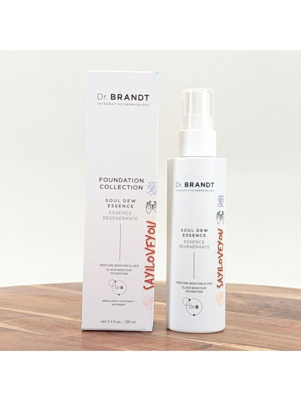 Dr Brandt Soul Dew Essence 3.4oz Hydration Luminosity Skincare Elixir NIB